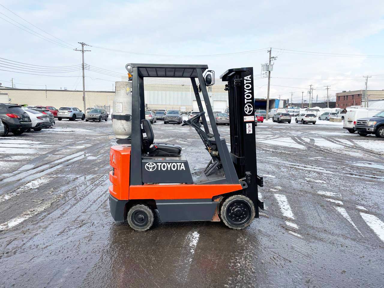 Chariot L Vateur Propane Toyota Fgc Lbs Forklift Plus