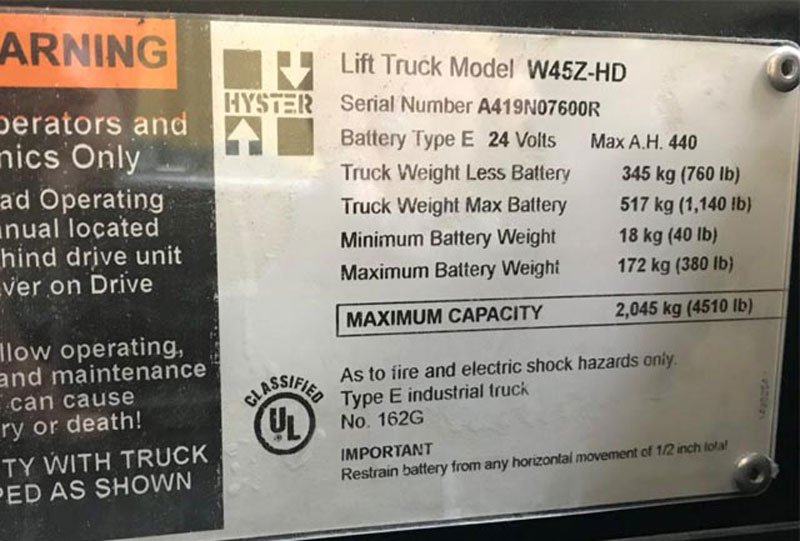 forklift-Specification-plate-2